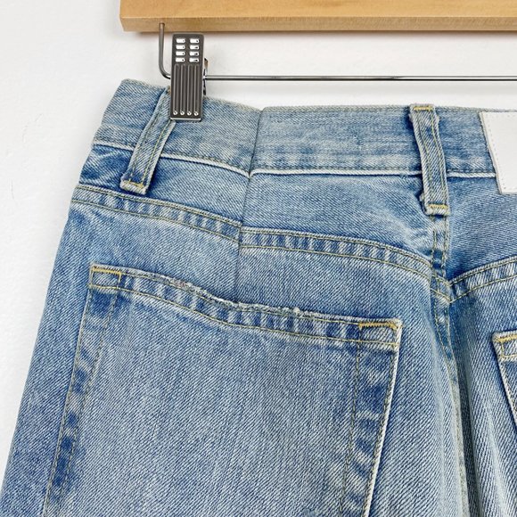 Jonathan Simkhai Manfriend Button Down Wide Leg Jeans - Picture 13 of 15